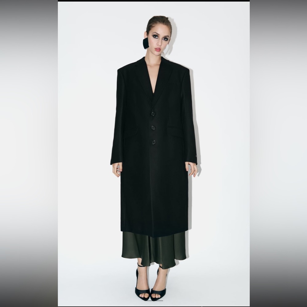 Steven Meisel x Zara Menswear style wool coat